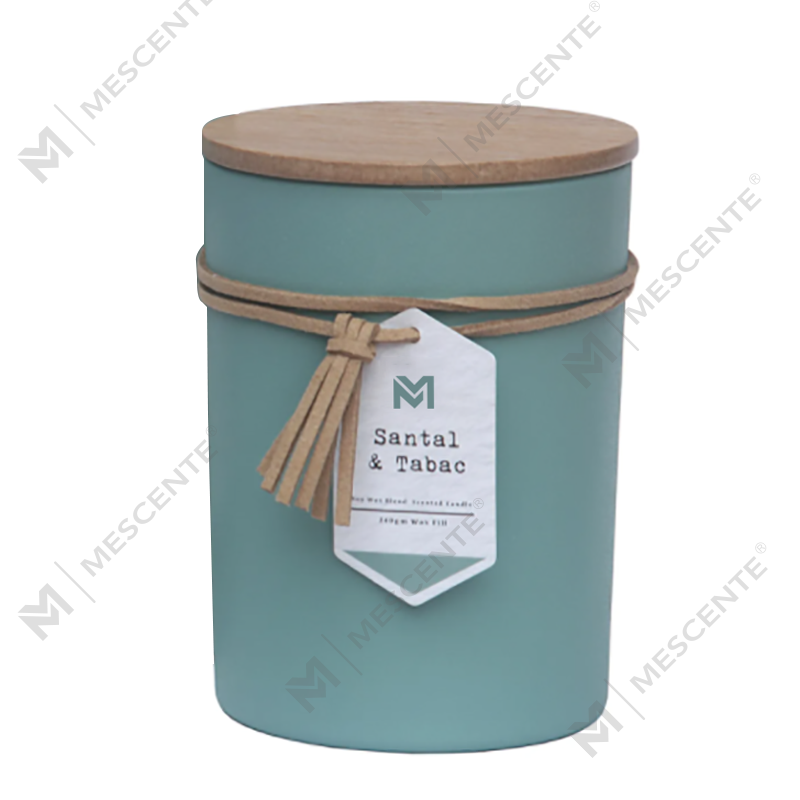 M&S profumo Set regalo per candele in cera di soia con profumo per aromaterapia con coperchio in legno con etichetta privata all'ingrosso in barattolo di vetro