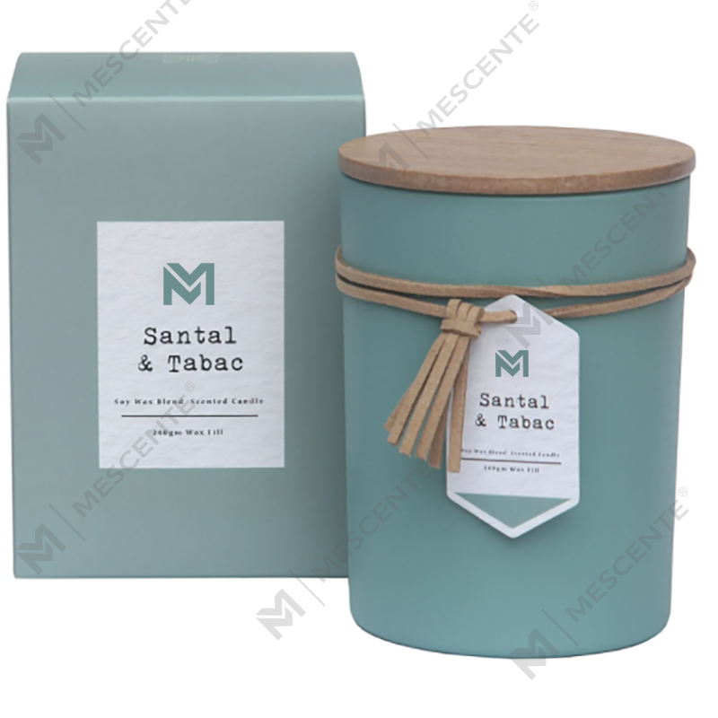 M&S profumo Set regalo per candele in cera di soia con profumo per aromaterapia con coperchio in legno con etichetta privata all'ingrosso in barattolo di vetro