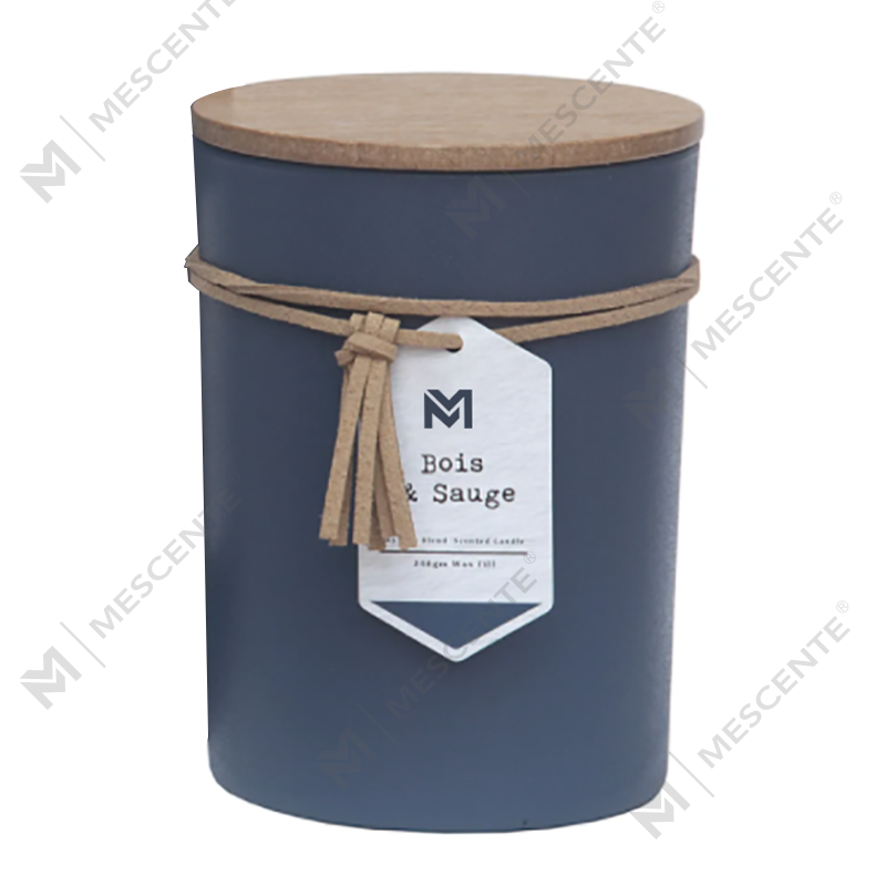 M&S profumo Set regalo per candele in cera di soia con profumo per aromaterapia con coperchio in legno con etichetta privata all'ingrosso in barattolo di vetro