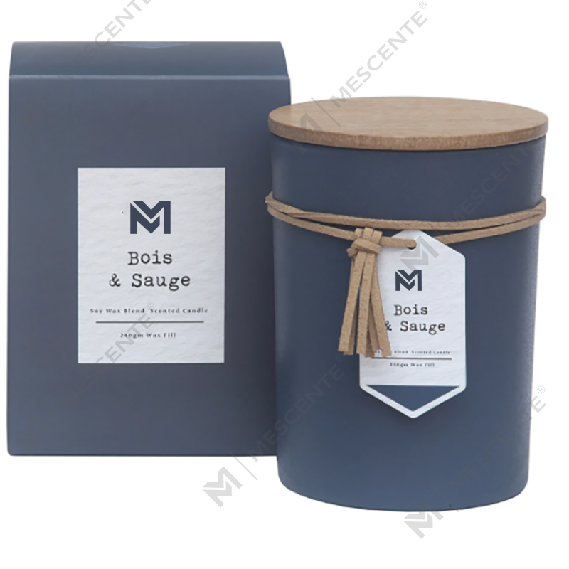 M&S profumo Set regalo per candele in cera di soia con profumo per aromaterapia con coperchio in legno con etichetta privata all'ingrosso in barattolo di vetro
