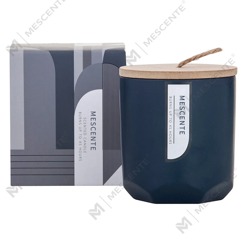 M&Scent Custom Luxury Crea il tuo produttore di candele di soia profumate con stoppino in legno in barattolo di vetro