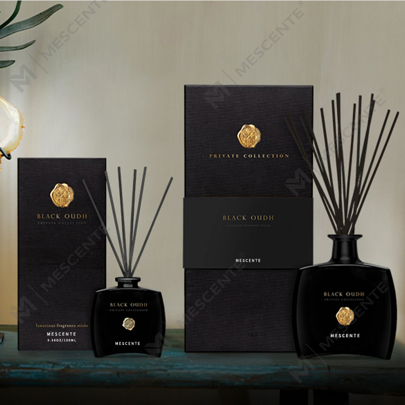 Diffusore a bastoncini di fragranza per la casa con etichetta privata all'ingrosso M&Scent. Bottiglia creativa Eyfel Sola Flower