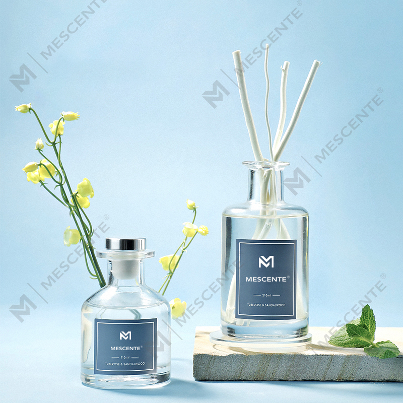 Bottiglia di vetro di lusso all'ingrosso M&Scent 2025 Nuovo arrivo, ultimo design, diffusore a bastoncini