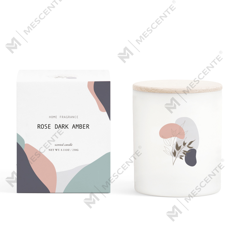 Candele di cera di paraffina di palma di lusso fatte a mano all'ingrosso di M&Scent con etichetta privata