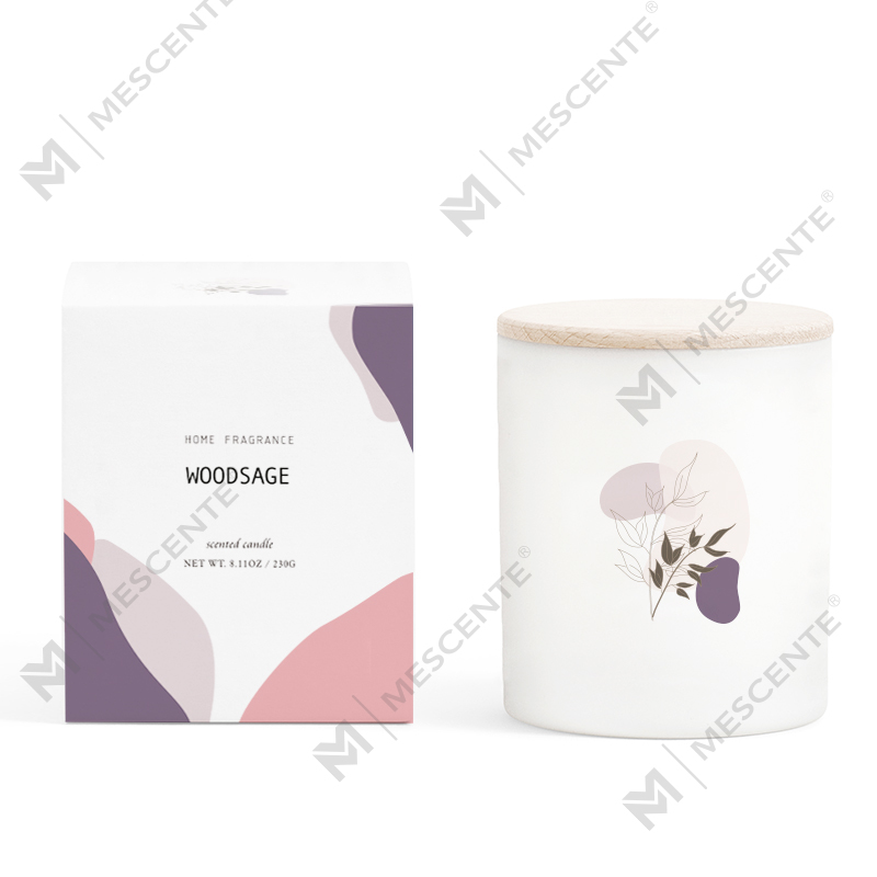 Candele di cera di paraffina di palma di lusso fatte a mano all'ingrosso di M&Scent con etichetta privata