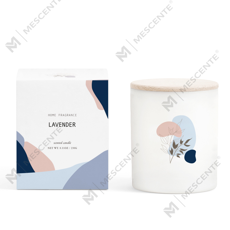 Candele di cera di paraffina di palma di lusso fatte a mano all'ingrosso di M&Scent con etichetta privata