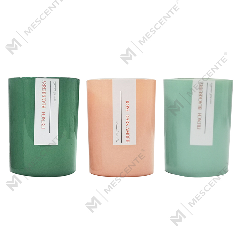 Candele di palma profumate scaldacandele al cocco con etichetta privata personalizzata M&Scent con logo