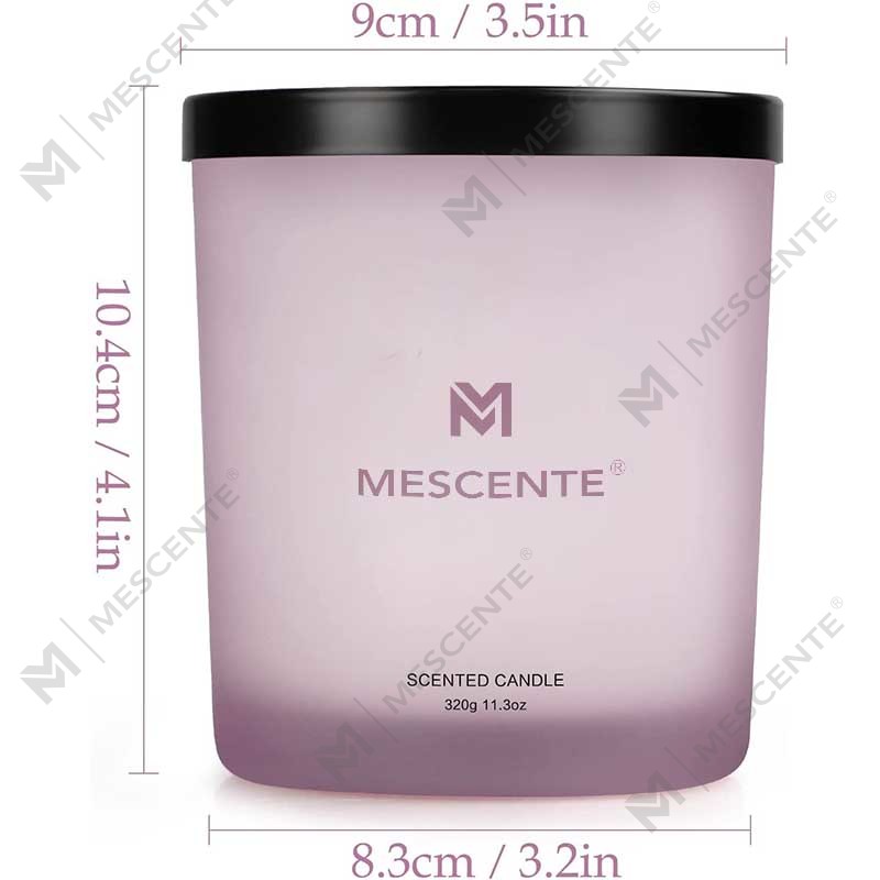 Candele profumate alla cera di soia con stoppino alla lavanda con etichetta privata più vendute di lusso personalizzato all'ingrosso M&Scent