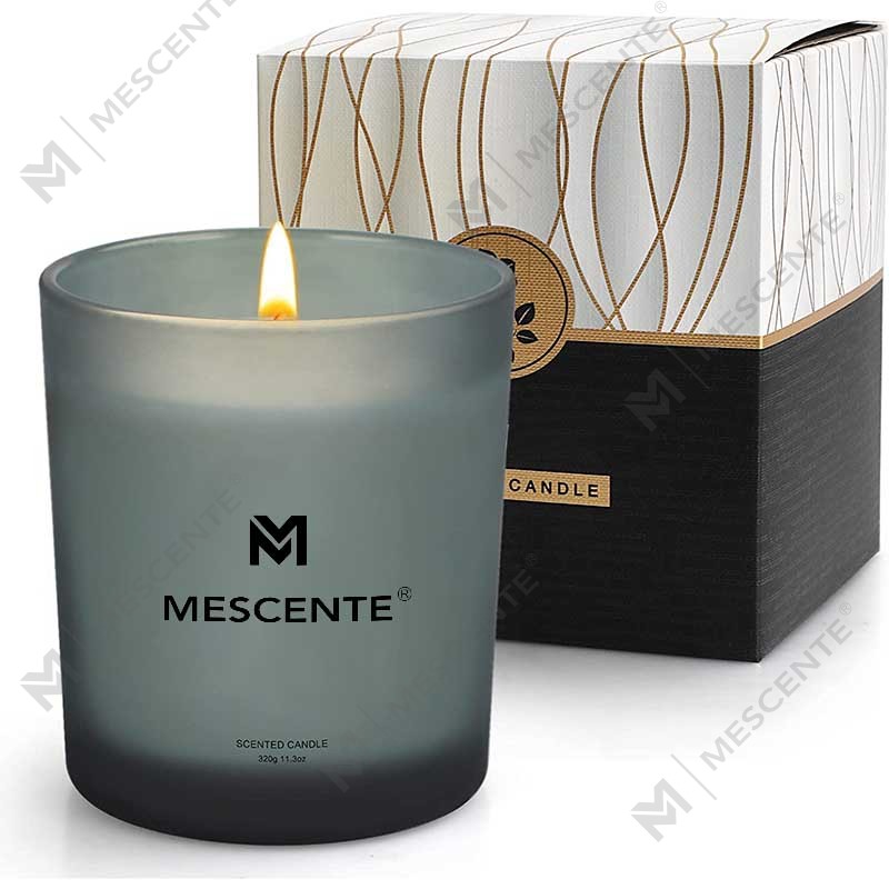 Candele profumate alla cera di soia con stoppino alla lavanda con etichetta privata più vendute di lusso personalizzato all'ingrosso M&Scent