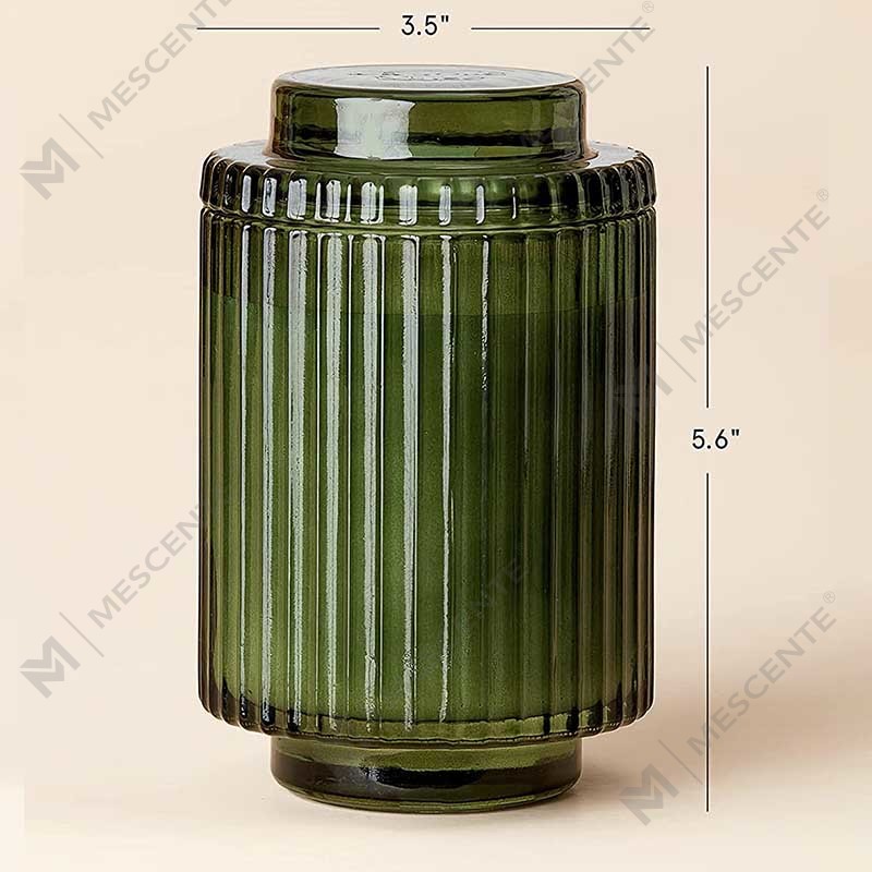 Set di candele profumate alla rosa con cera di soia biologica in ceramica rotonda con logo personalizzato all'ingrosso Spa con fiori secchi di cristallo