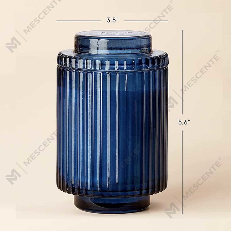Set di candele profumate alla rosa con cera di soia biologica in ceramica rotonda con logo personalizzato all'ingrosso Spa con fiori secchi di cristallo