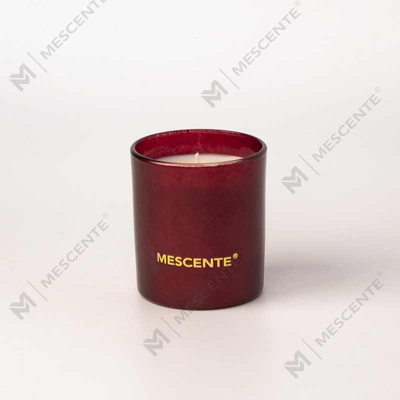 Profumi per candele profumate per aromaterapia in vasetti di candele nere di Natale con etichetta privata M&Scent