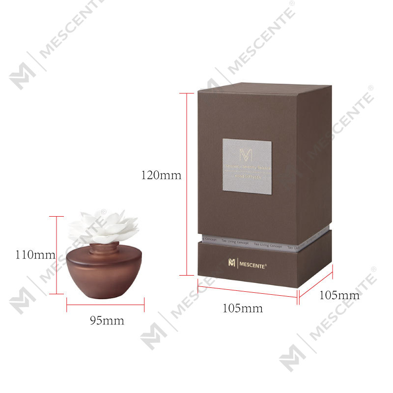 Olio per diffusore di aromi con mini profumo di fiori bianchi, set regalo con diffusori a bastoncini di fragranza tailandese