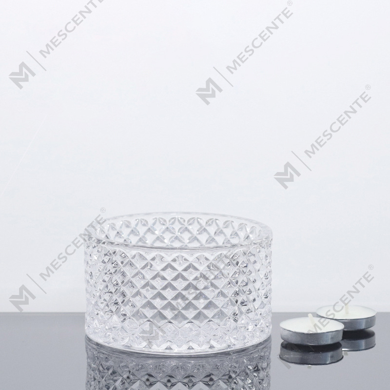 Barattoli per candele grandi M&Scent da 3 stoppini rosa con coperchio, sfusi, barattolo per candele in ceramica per realizzare candele