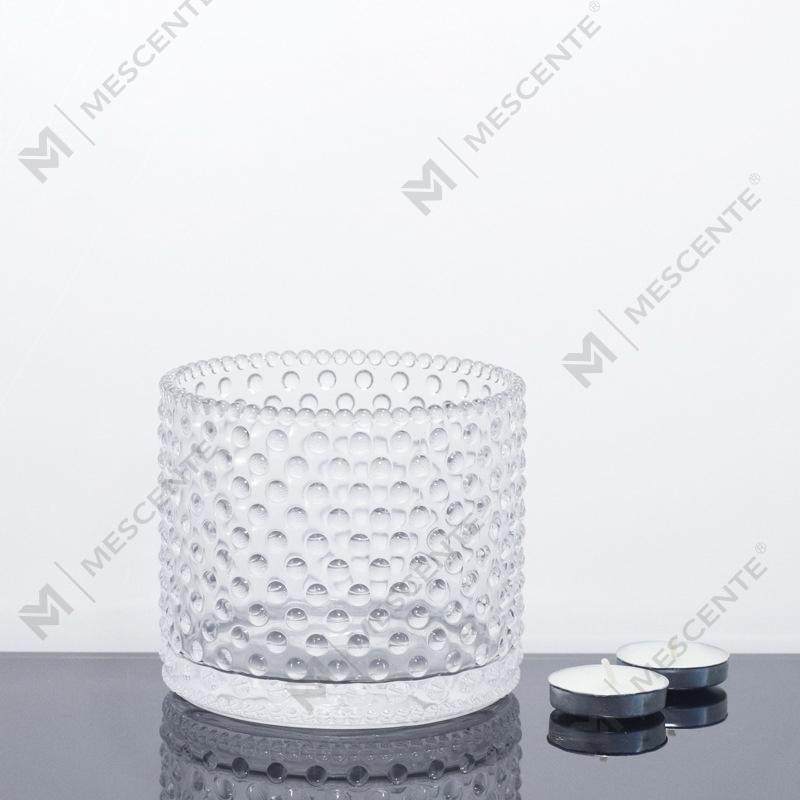 Barattoli per candele grandi M&Scent da 3 stoppini rosa con coperchio, sfusi, barattolo per candele in ceramica per realizzare candele
