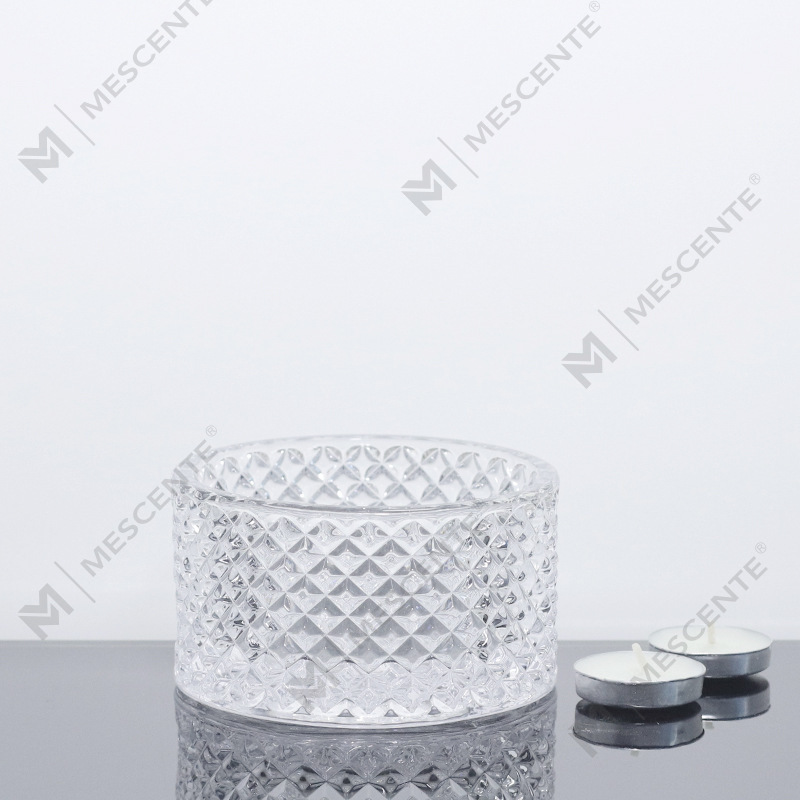 Barattoli per candele grandi M&Scent da 3 stoppini rosa con coperchio, sfusi, barattolo per candele in ceramica per realizzare candele