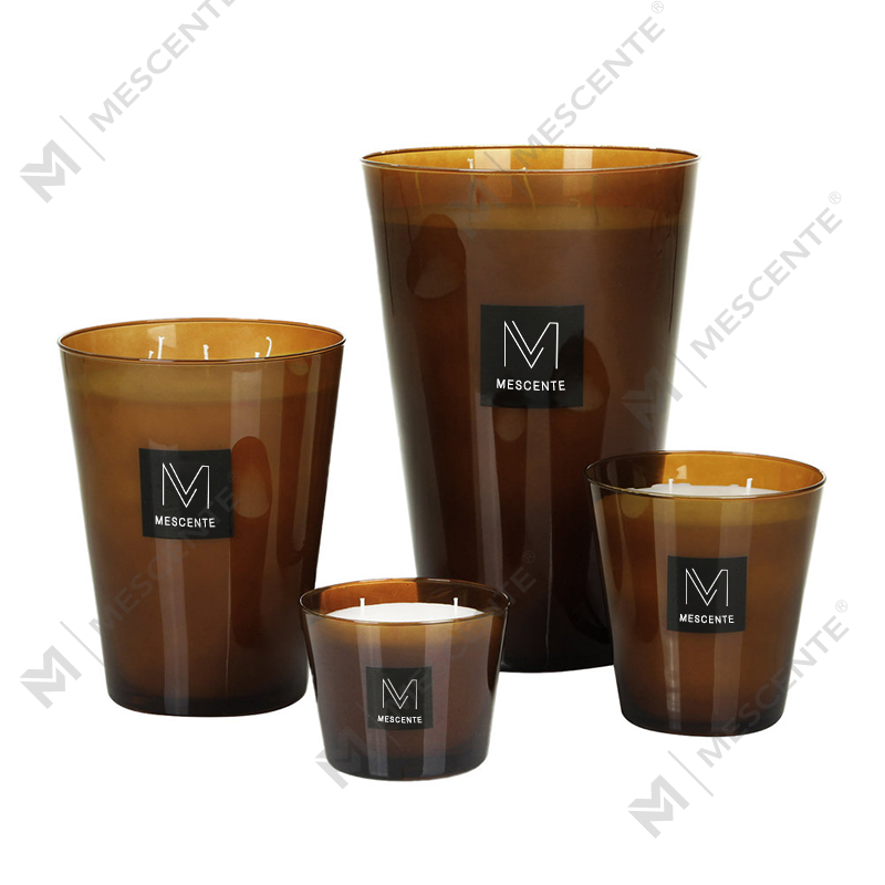 Candele di lusso in cera di soia con stoppino in legno per aromaterapia con etichetta privata M&Scent, kit per realizzare candele fai da te