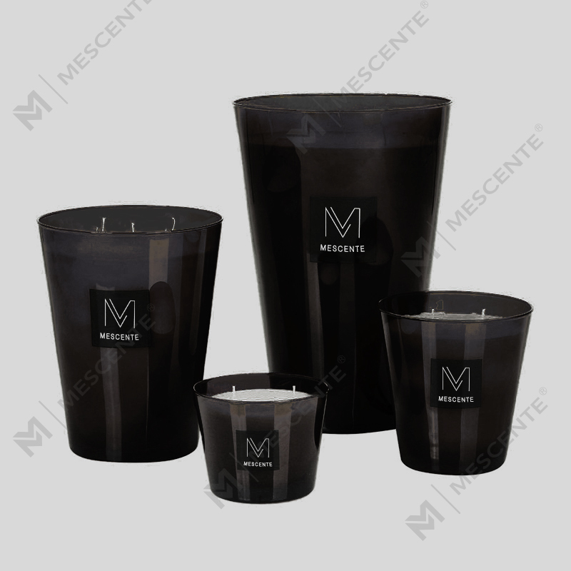 Candele di lusso in cera di soia con stoppino in legno per aromaterapia con etichetta privata M&Scent, kit per realizzare candele fai da te