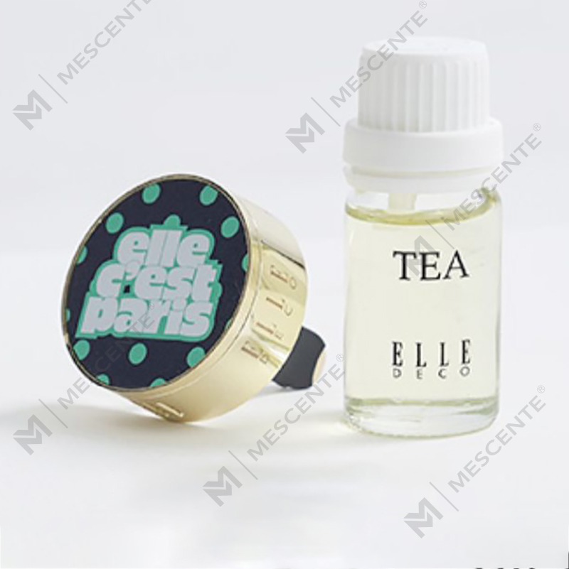 Diffusore deodorante per auto con profumo liquido di lusso M&Scent con medaglione a clip appeso