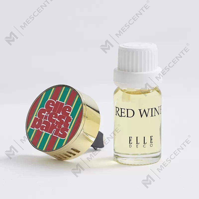 Diffusore deodorante per auto con profumo liquido di lusso M&Scent con medaglione a clip appeso