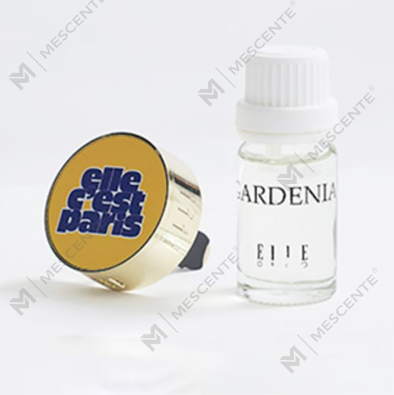 Diffusore deodorante per auto con profumo liquido di lusso M&Scent con medaglione a clip appeso