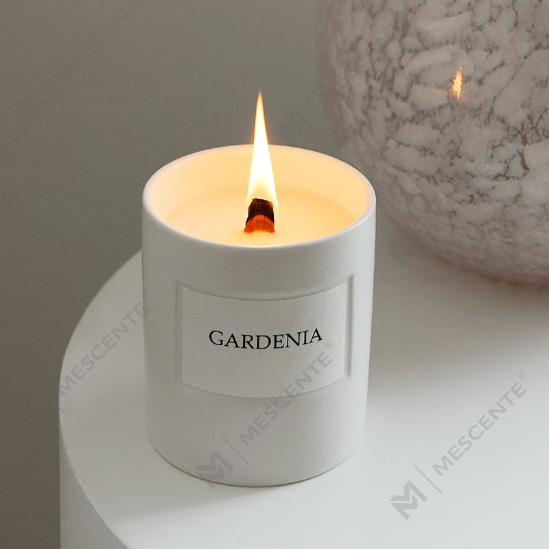 M&Scent all'ingrosso vasetti di vetro per fragranze per la casa di lusso personalizzate candele profumate in cera di soia