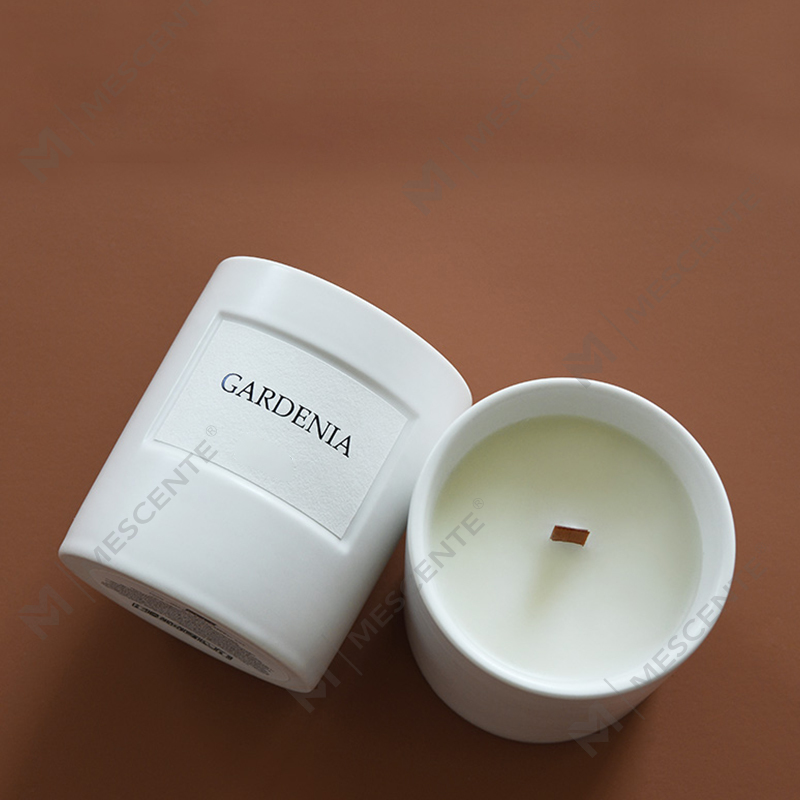M&Scent all'ingrosso vasetti di vetro per fragranze per la casa di lusso personalizzate candele profumate in cera di soia
