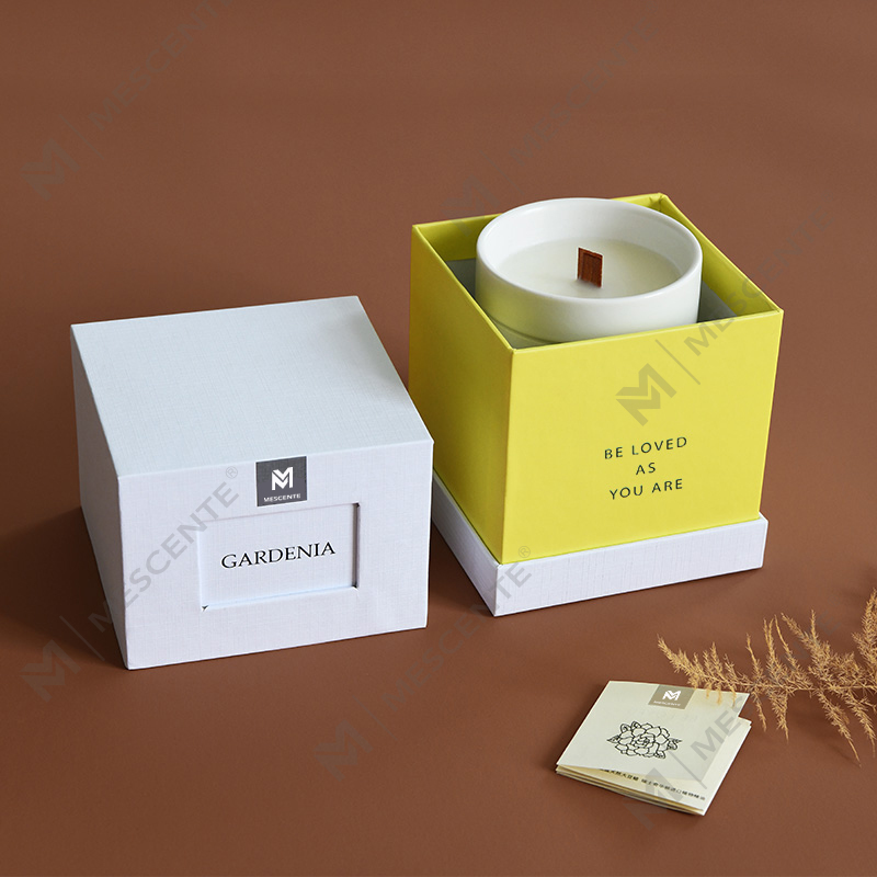 M&Scent all'ingrosso vasetti di vetro per fragranze per la casa di lusso personalizzate candele profumate in cera di soia