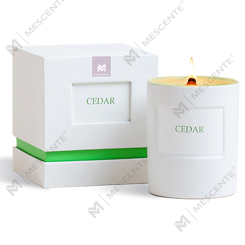 M&Scent all'ingrosso vasetti di vetro per fragranze per la casa di lusso personalizzate candele profumate in cera di soia