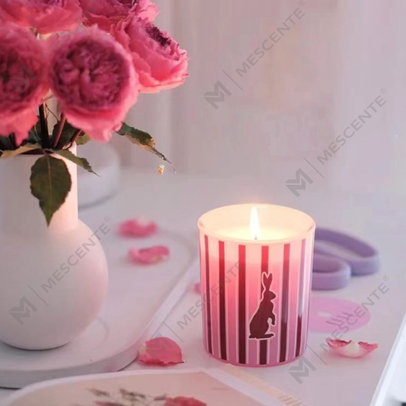 M&Scent all'ingrosso vasetti di vetro per fragranze per la casa di lusso personalizzate, candele profumate in cera di soia