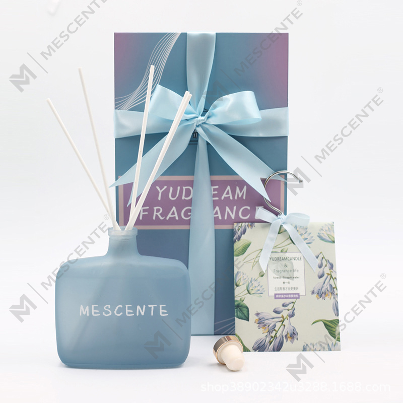 Set regalo candela e diffusore a bastoncini, diffusore di aromi per candele profumate