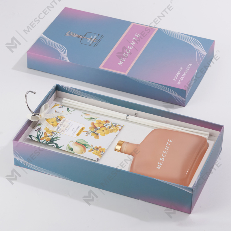 Set regalo candela e diffusore a bastoncini, diffusore di aromi per candele profumate