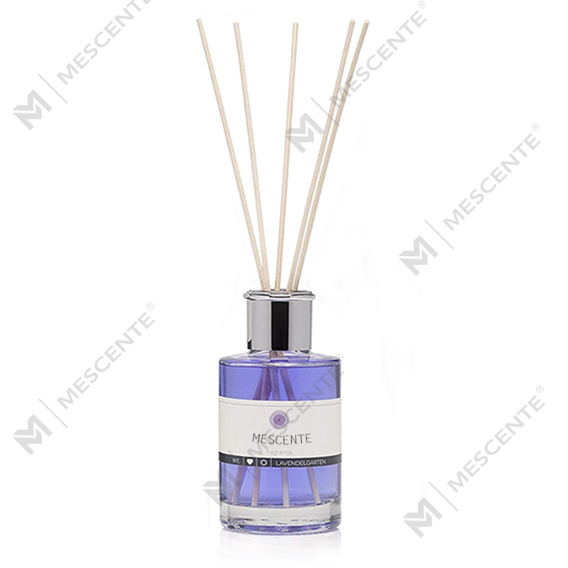 Diffusore a bastoncino liquido con etichetta privata a forma di fiore personalizzato di lusso M&Scent con confezione regalo