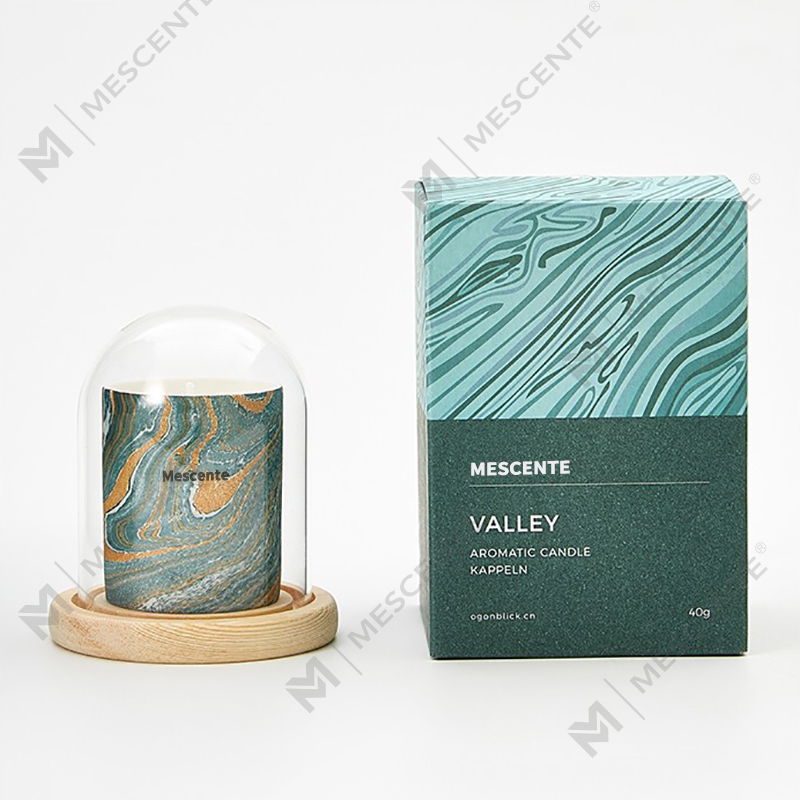 M&Scent Candela aromatizzata con stoppino in legno di cera di soia profumata a marchio privato di lusso personalizzato all'ingrosso all'ingrosso