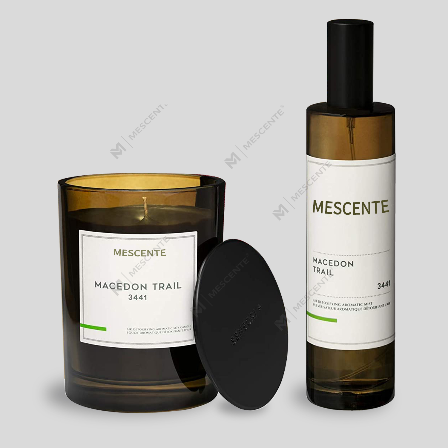 Set di candele con diffusore spray per ambienti profumato di lusso all'ingrosso M&Scent