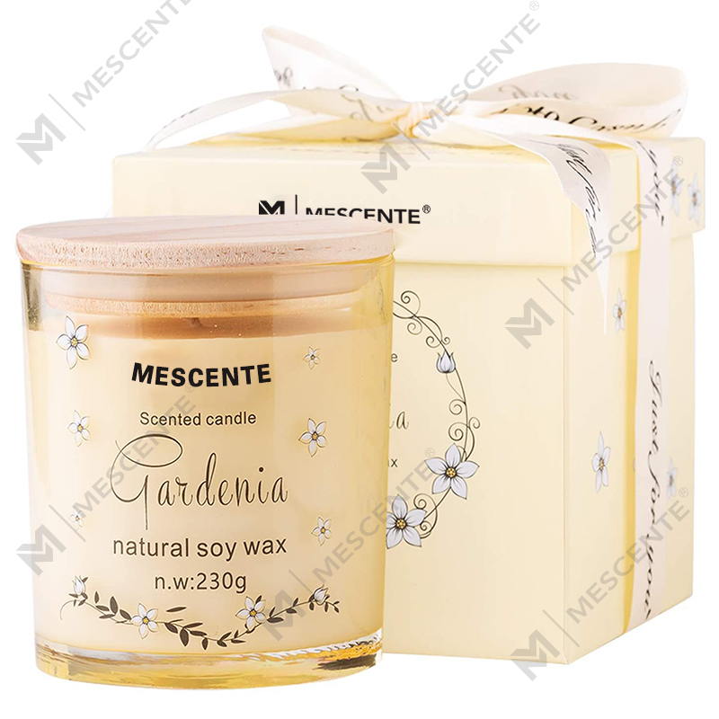 M&Scent Portabicchiere di lusso fatto a mano Candela profumata alla vaniglia con pilastro in ceramica spirituale con cristalli