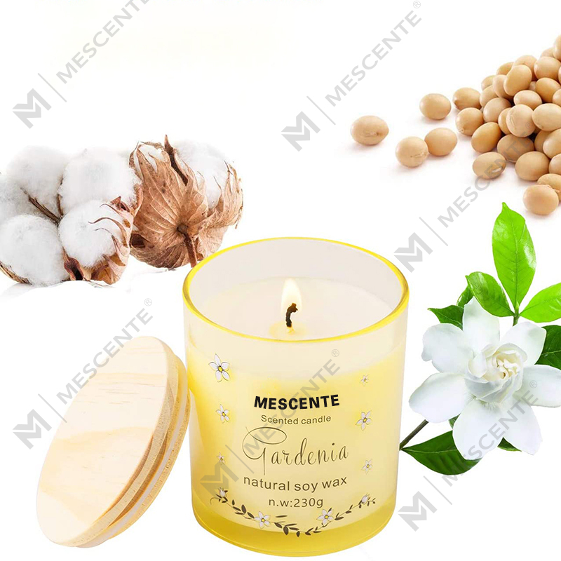 M&Scent Portabicchiere di lusso fatto a mano Candela profumata alla vaniglia con pilastro in ceramica spirituale con cristalli