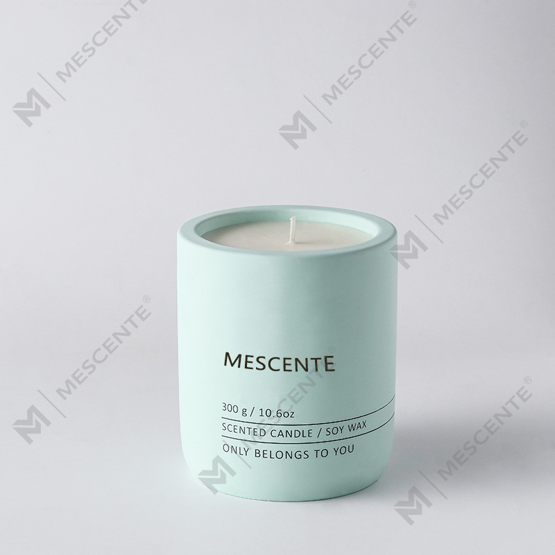 Candela di cera di soia profumata Woodwick in ceramica di cristallo con etichetta privata per massaggi decorativi di lusso personalizzati M&Scent