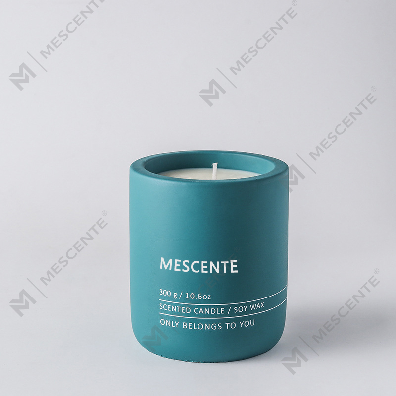 Candela di cera di soia profumata Woodwick in ceramica di cristallo con etichetta privata per massaggi decorativi di lusso personalizzati M&Scent