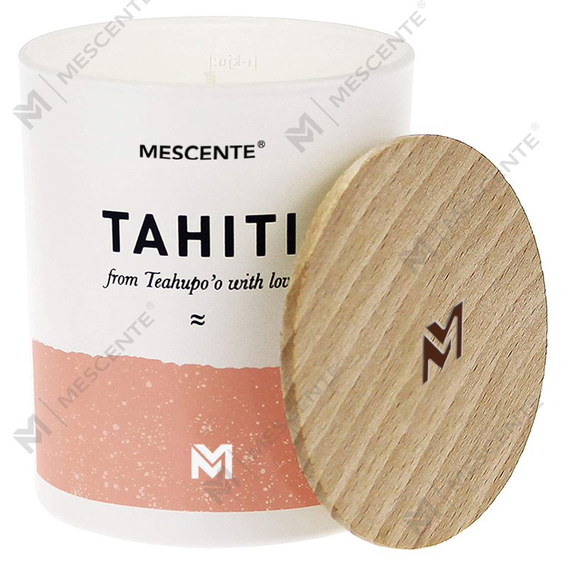 M&Scent Set regalo di candele a colonna in cera di soia profumata con fiori decorativi di lusso a buon mercato all'ingrosso