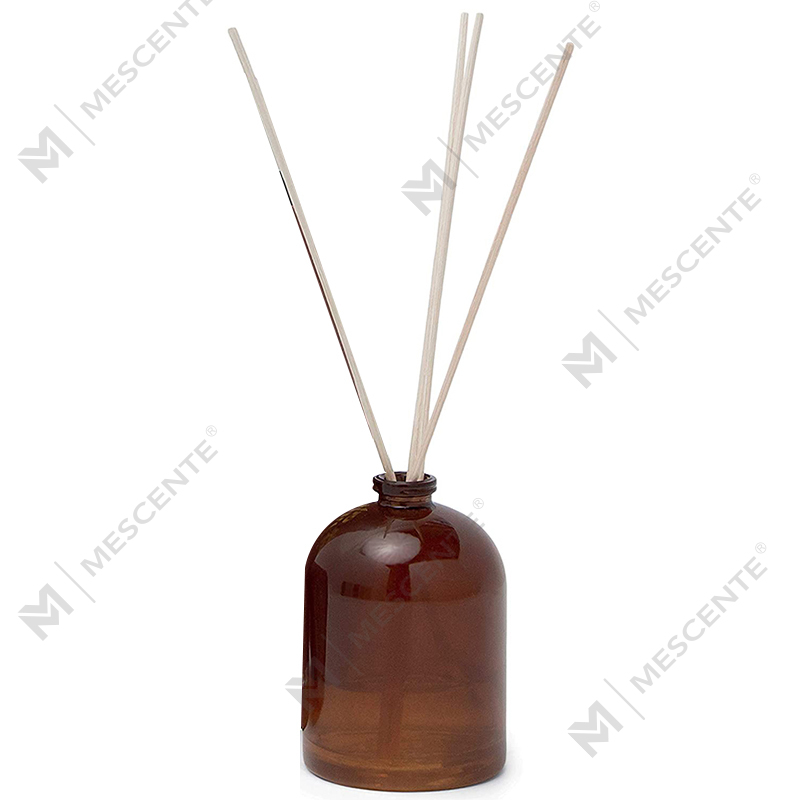 Diffusore a lamella liquido con etichetta privata con fiore in vetro oro rosa personalizzato di lusso M&Scent di grandi dimensioni con confezione regalo
