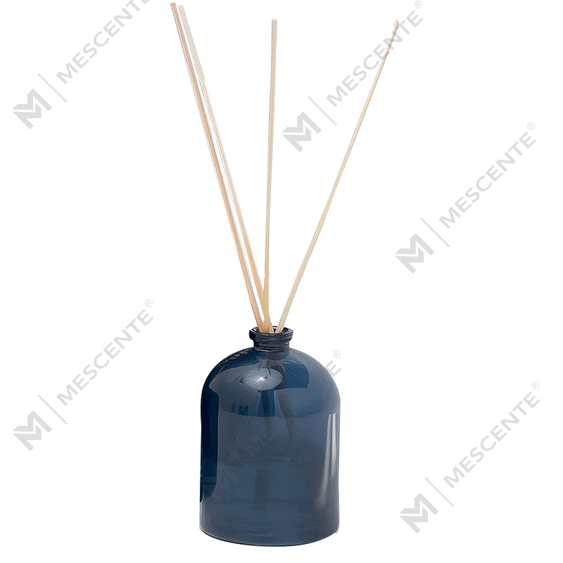 Diffusore a lamella liquido con etichetta privata con fiore in vetro oro rosa personalizzato di lusso M&Scent di grandi dimensioni con confezione regalo