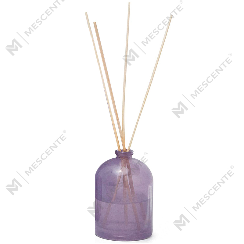 Diffusore a lamella liquido con etichetta privata con fiore in vetro oro rosa personalizzato di lusso M&Scent di grandi dimensioni con confezione regalo