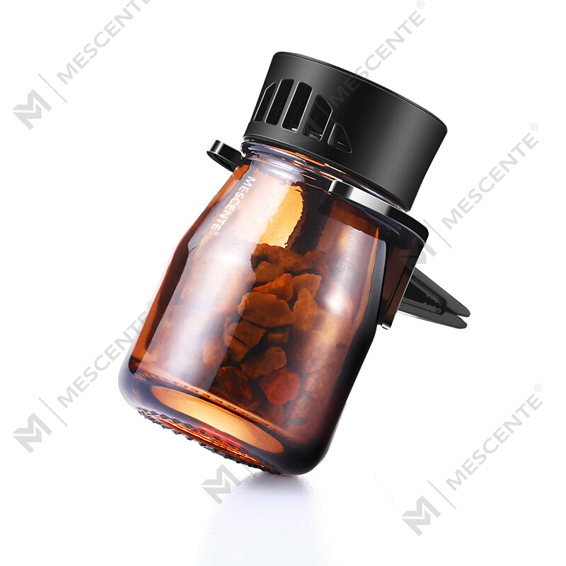 Bottiglie di deodorante per auto con mini profumo biologico M&Scent, pompa d'aria per auto