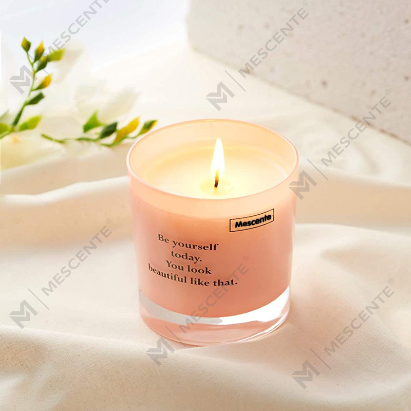 Candele di cera di soia in vasetti di lusso con marchio privato all'ingrosso M&Scent