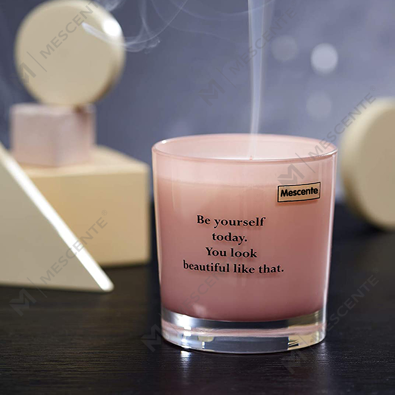 Candele di cera di soia in vasetti di lusso con marchio privato all'ingrosso M&Scent