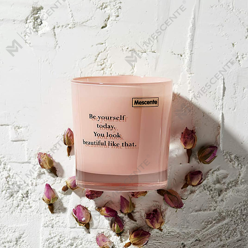 Candele di cera di soia in vasetti di lusso con marchio privato all'ingrosso M&Scent