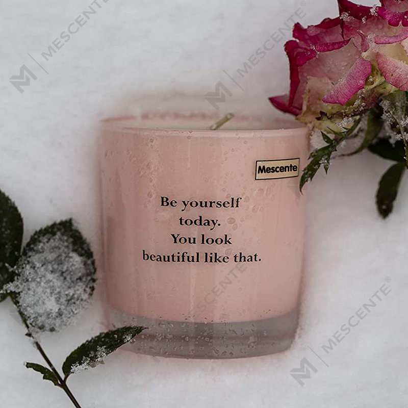 Candele di cera di soia in vasetti di lusso con marchio privato all'ingrosso M&Scent