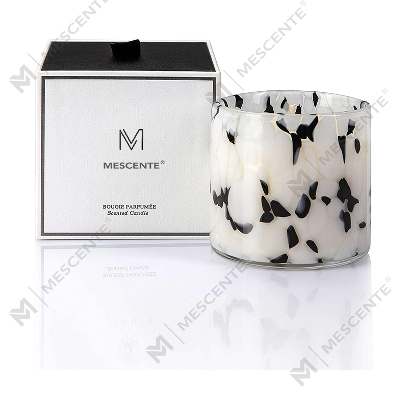 M&Scent Set regalo di candele profumate forti di lusso personalizzate all'ingrosso al caffè e lavanda, sfuse
