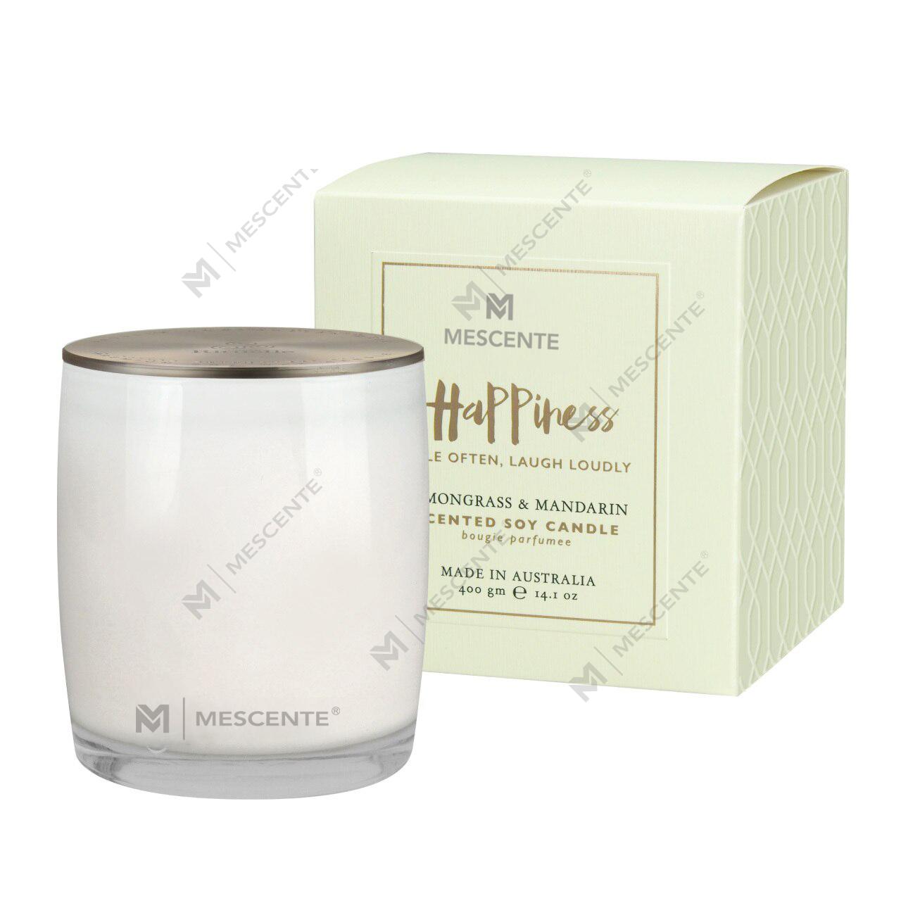 Set regalo con diffusore di aromi M&Scent, bottiglia grande in vetro, Home Essentials, con bastoncini in rattan